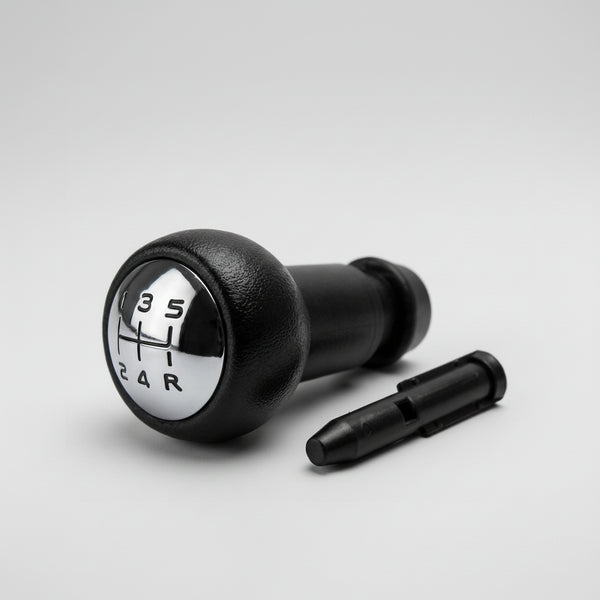 Pommeau de vitesse 207 - 5 vitesses - Noir & Alu