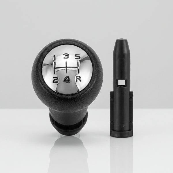 Pommeau de vitesse c4 - 5 vitesses - Noir & Alu - vue principale