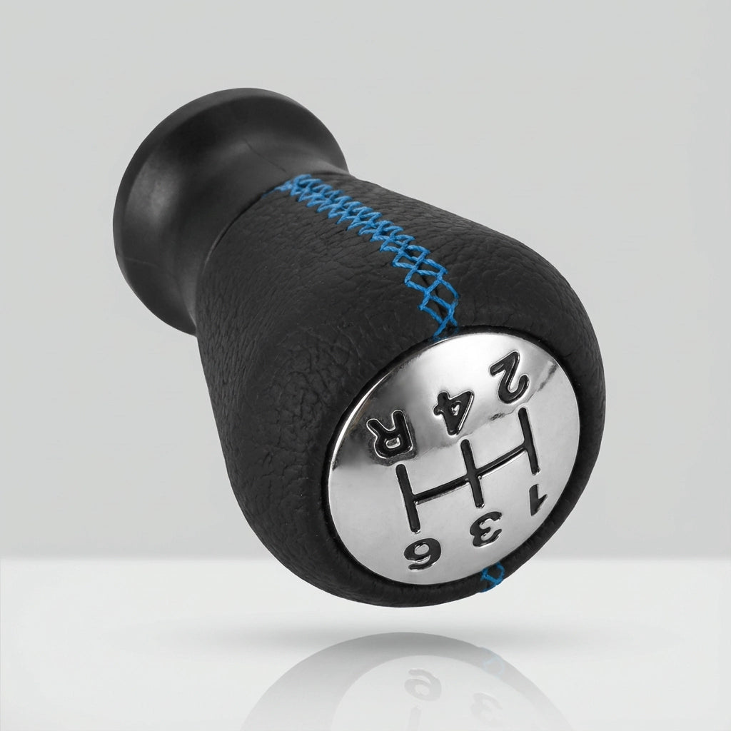 Pommeau de vitesse 308 - 5 vitesses - Noir & Bleu - vue arrière