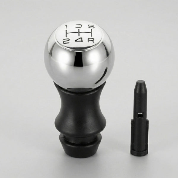 Pommeau de vitesse 206 - 5 vitesses - Noir & alu - vue principale