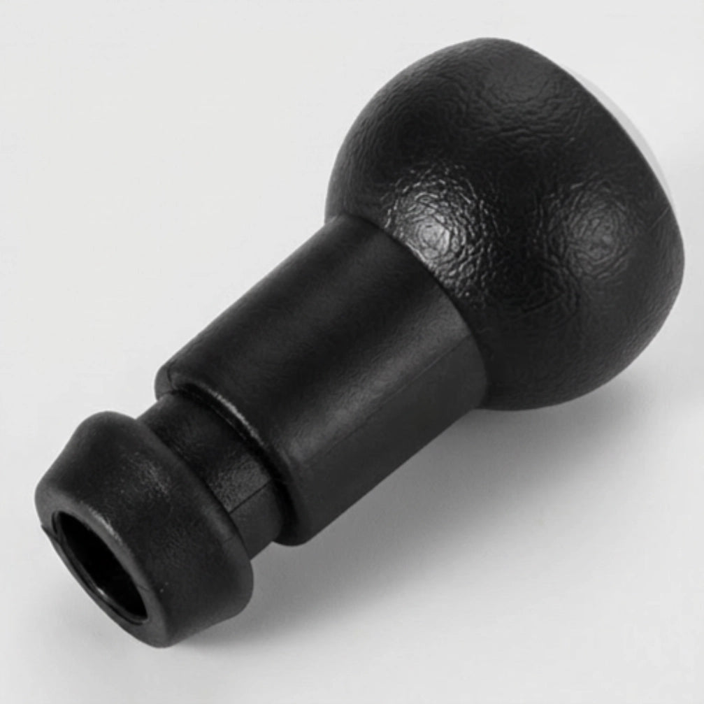 Pommeau de vitesse 307 - 5 vitesses - Noir & Alu - dimensions et mesures