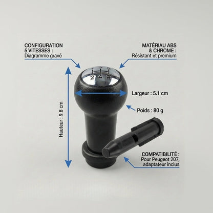 Pommeau de vitesse peugeot 207 description technique