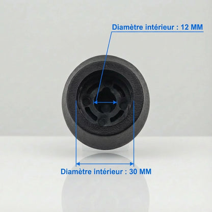 Pommeau de vitesse clio 2 - 5 vitesses - Noir brillant - en situation