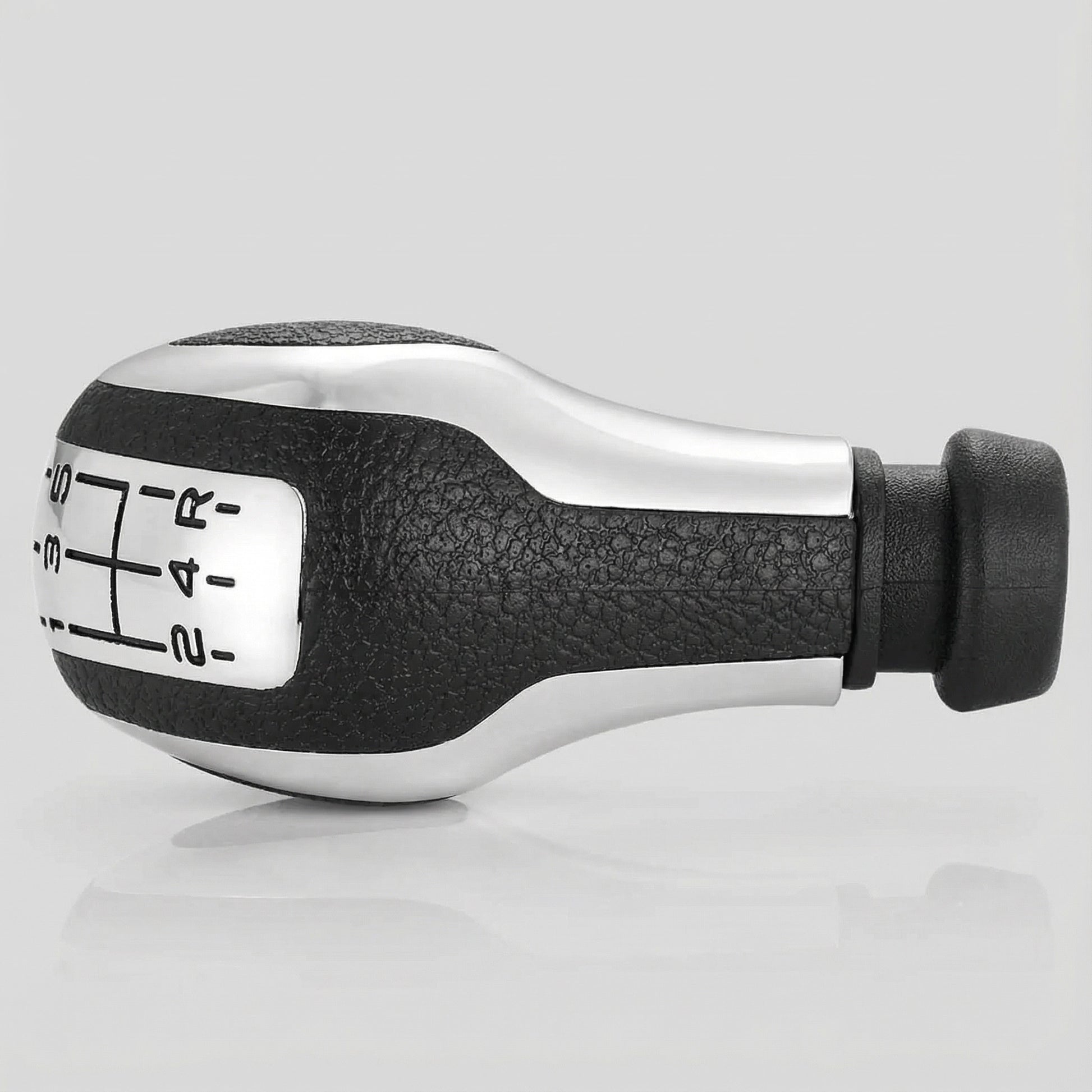 Pommeau de vitesse 307 - 5 vitesses - Noir & Chrome - vue arrière