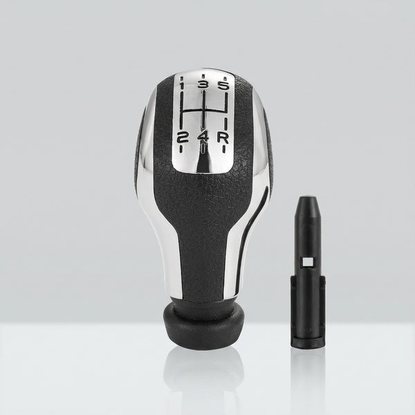 Pommeau de vitesse 307 - 5 vitesses - Noir & Chrome - vue principale