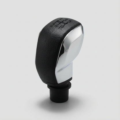 Pommeau de vitesse 208 - 5 vitesses - Noir & Chrome - dimensions et mesures