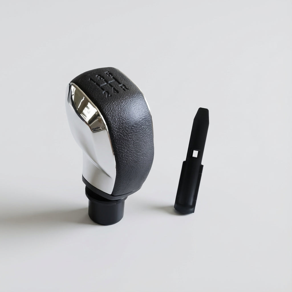 Pommeau de vitesse 208 - 5 vitesses - Noir & Chrome - vue principale