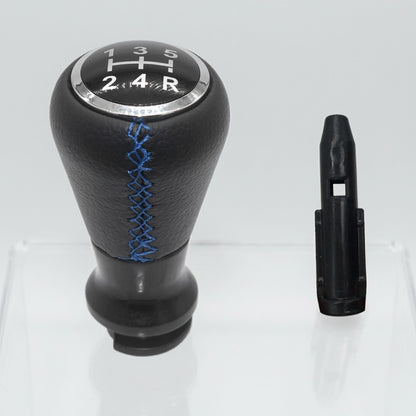 Pommeau de vitesse c3 - 5 vitesses - Noir & Couture bleu - vue principale