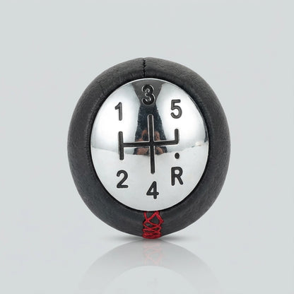 Pommeau de vitesse clio 3 - 5 vitesses - Couture rouge - dimensions et mesures