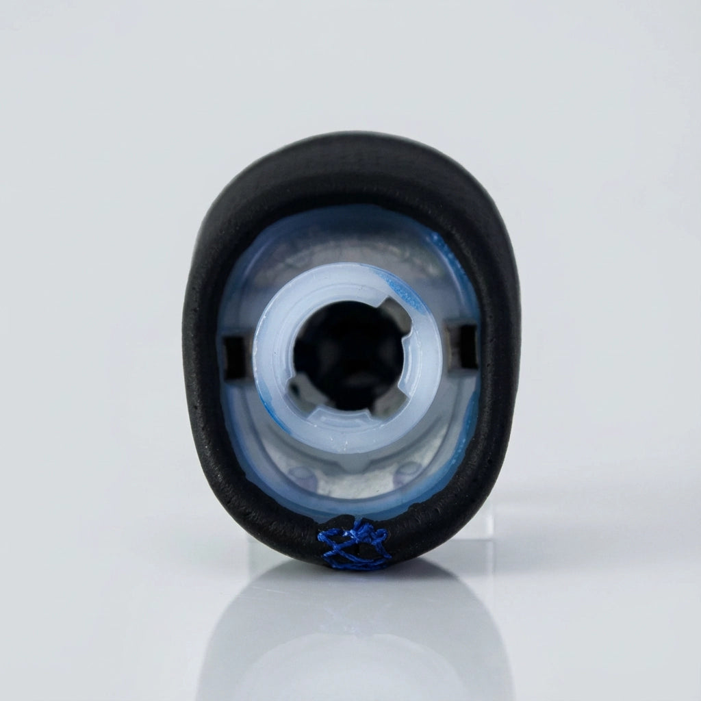 Pommeau de vitesse clio 4 - 6 vitesses - Couture bleu - dimensions et mesures