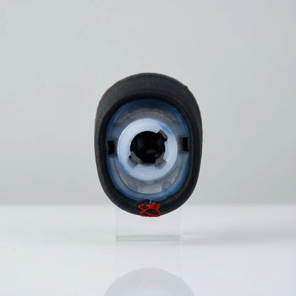 Pommeau de vitesse clio 4 - 5 vitesses - Couture rouge - vue arrière