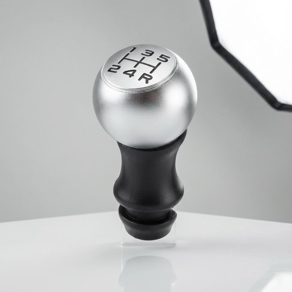 Pommeau de vitesse 206 - 5 vitesses - Noir & Mat - dimensions et mesures