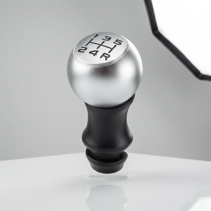 Pommeau de vitesse 206 - 5 vitesses - Noir & Mat - dimensions et mesures