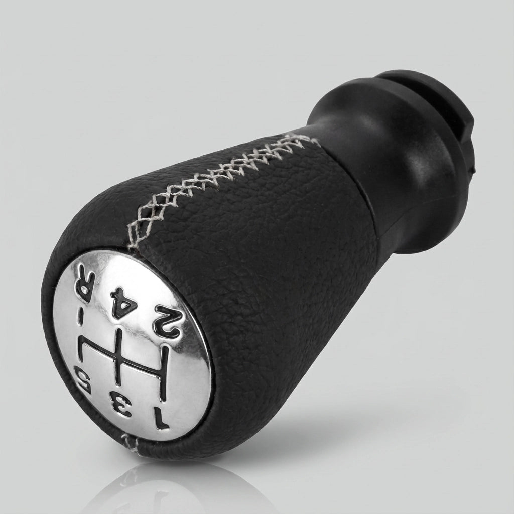 Pommeau de vitesse 308 - 5 vitesses - Noir & Blanc - vue arrière