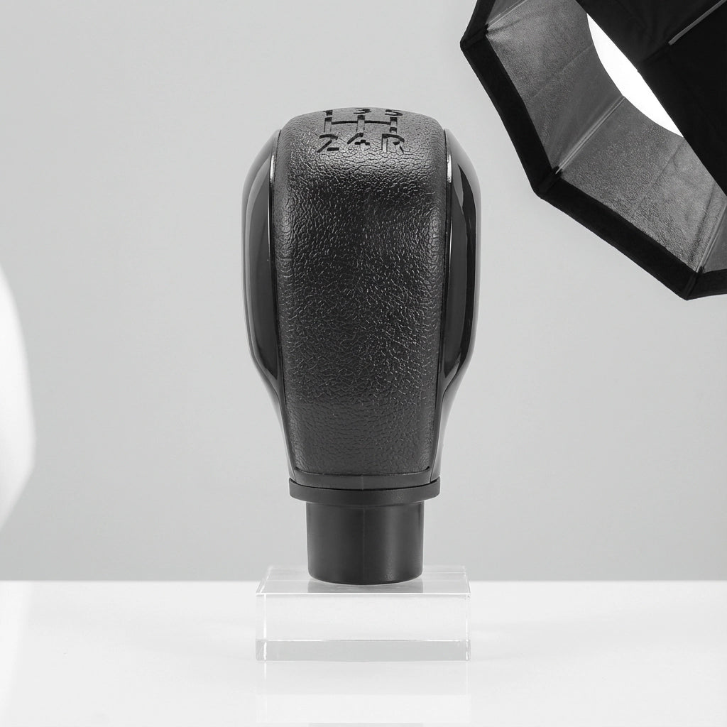 Pommeau de vitesse 307 - 5 vitesses - Noir & Brillant - dimensions et mesures