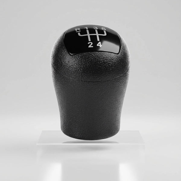 Pommeau de vitesse clio 2 - 5 vitesses - Noir brillant - vue principale