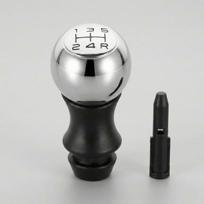 Pommeau de vitesse 206 - 5 vitesses - Noir & alu - vue principale